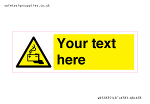 Custom Battery Charging Sign